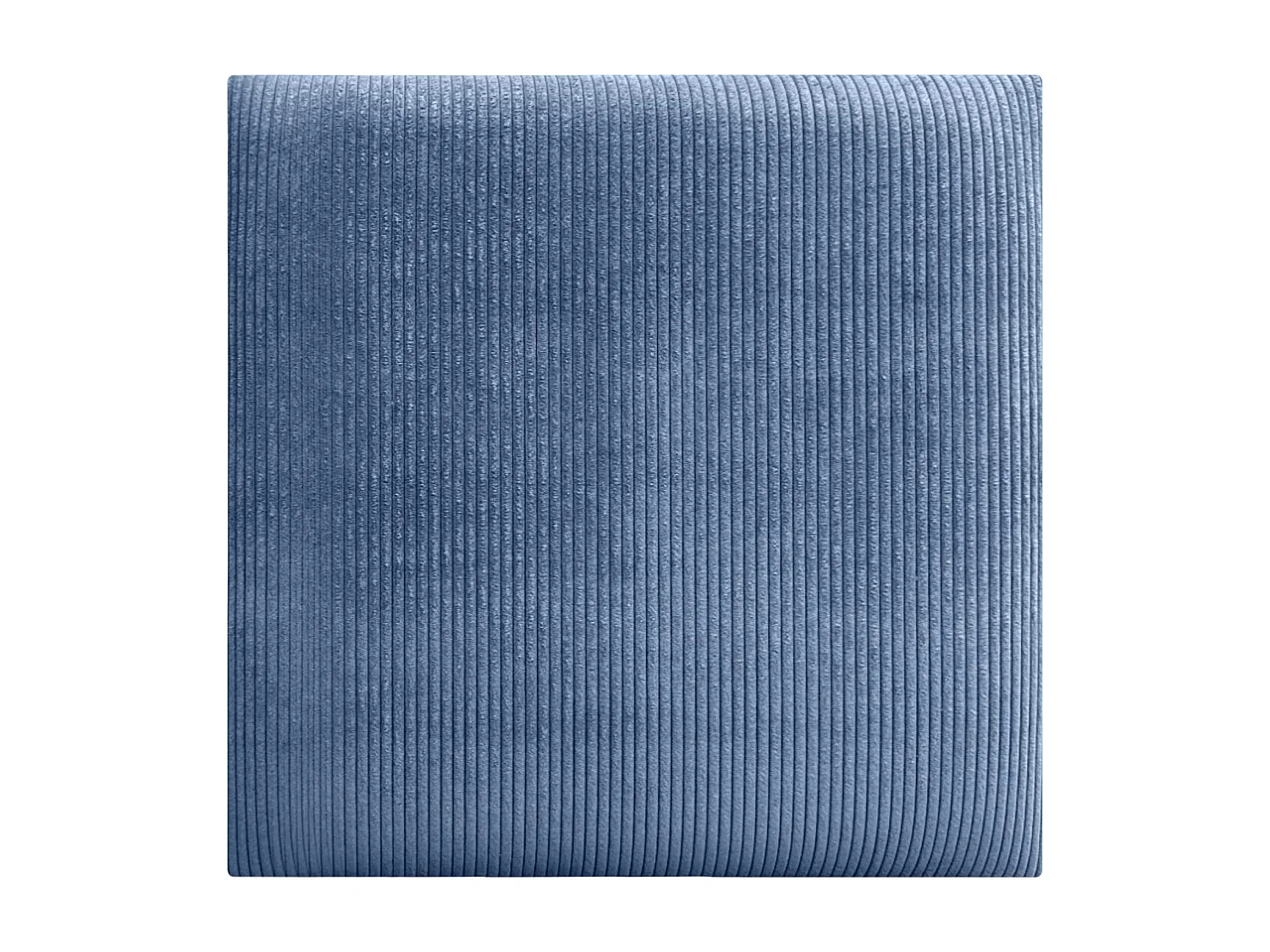 DHOME Conjunto de 8 Painéis Estofados de Veludo Cotelê Prdeium Autoadesivos para Parede Acústicos Absorventes (Azul, 60x60cm, x8)