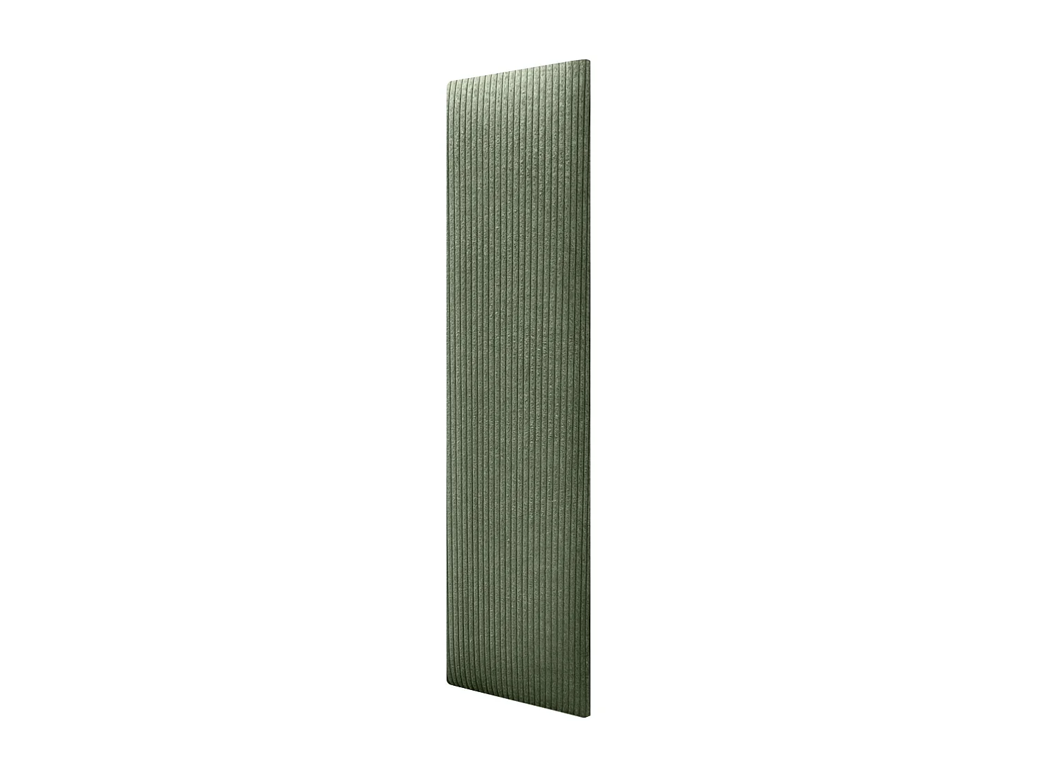 DHOME Lot de 1 Panneau Rembourré en Velours Côtelé Premium Autocollant pour Mur Acoustique Absorbant (Vert Forêt, 60x20cm, x1)