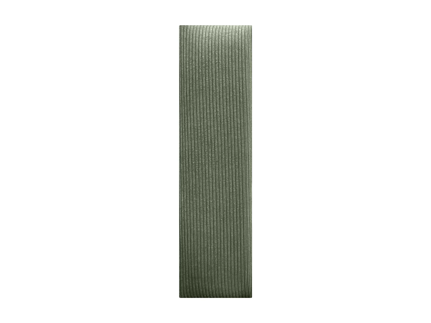 DHOME Lot de 1 Panneau Rembourré en Velours Côtelé Premium Autocollant pour Mur Acoustique Absorbant (Vert Forêt, 60x20cm, x1)