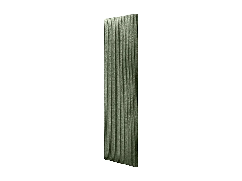 DHOME Lot de 1 Panneau Rembourré en Velours Côtelé Premium Autocollant pour Mur Acoustique Absorbant (Vert Forêt, 60x20cm, x1)