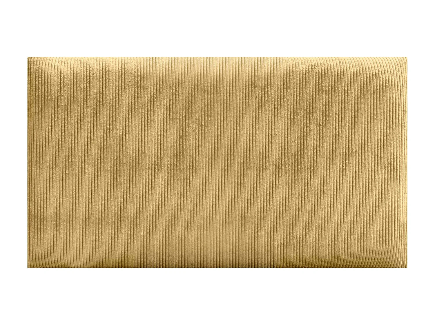 DHOME Lot de 6 Panneaux Rembourrés en Velours Côtelé Premium Autocollants pour Mur Acoustiques Absorbants (Moutarde, 60x40cm, x6)
