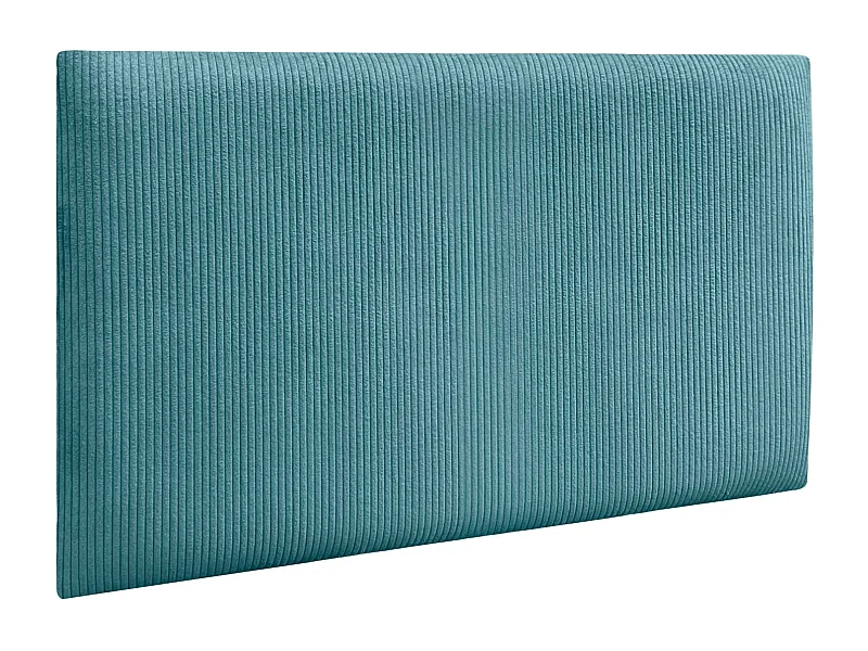 DHOME Lot de 1 Panneau Rembourré en Velours Côtelé Premium Autocollant pour Mur Acoustique Absorbant (Turquoise, 60x40cm, x1)