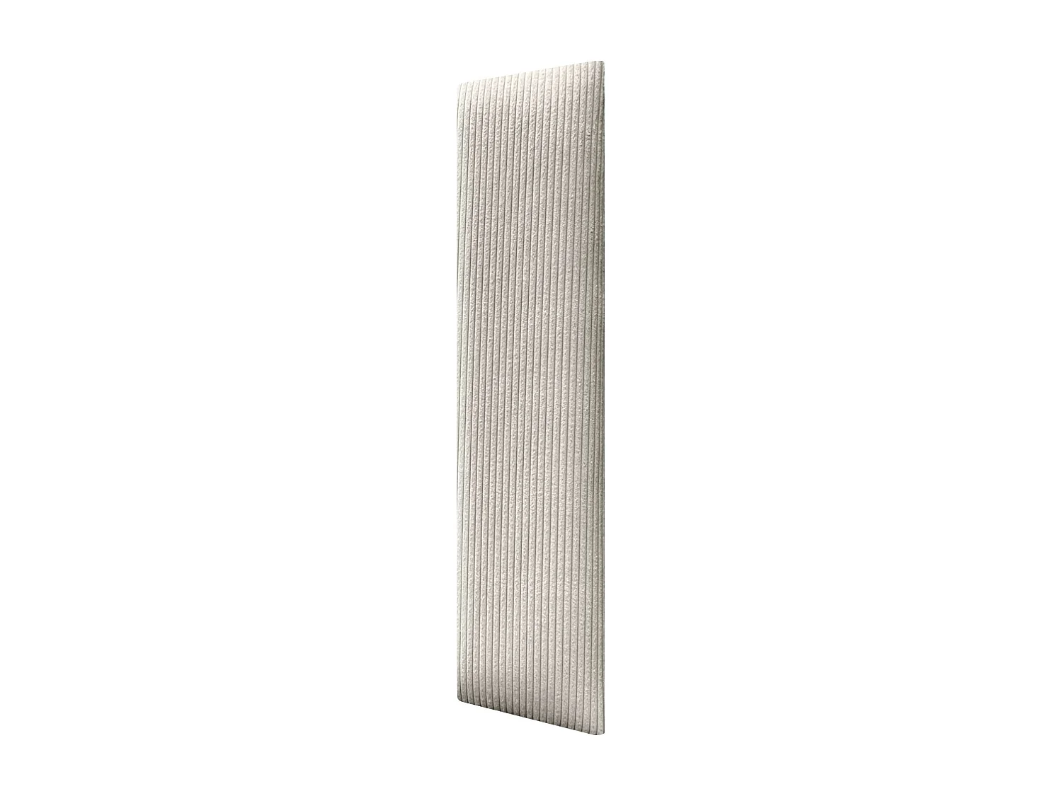 DHOME Set van 6 Premium Zelfklevende Beklede Panelen van Ribfluweel voor Muur – Geluidsabsorberend & Stootbescherming (Ivoorwit, 60x20cm, x8)