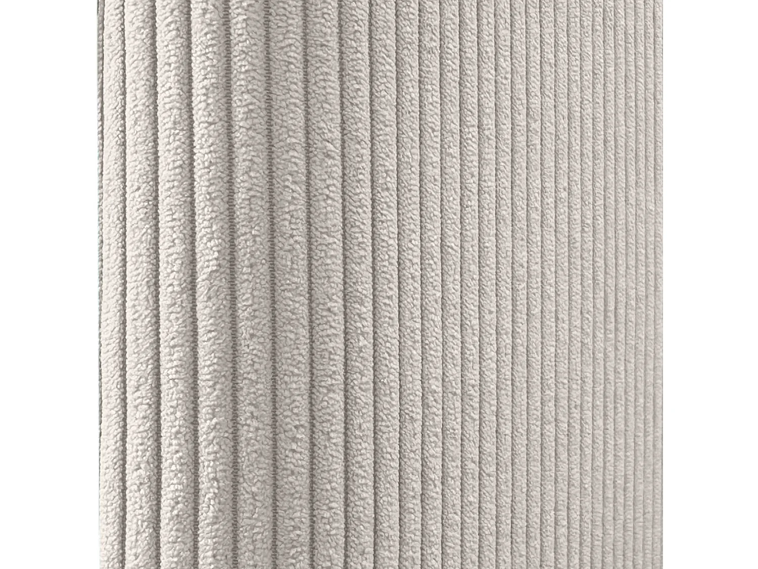 DHOME Set van 6 Premium Zelfklevende Beklede Panelen van Ribfluweel voor Muur – Geluidsabsorberend & Stootbescherming (Ivoorwit, 60x20cm, x8)