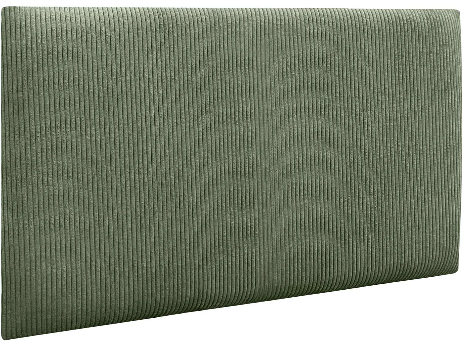 DHOME Set aus 1 gepolsterten Premium-Cord-Panel mit selbstklebender Rückseite für Wände – Akustisch absorbierend, Stoßschutz (Dschungelgrün, 50x30cm, x1)