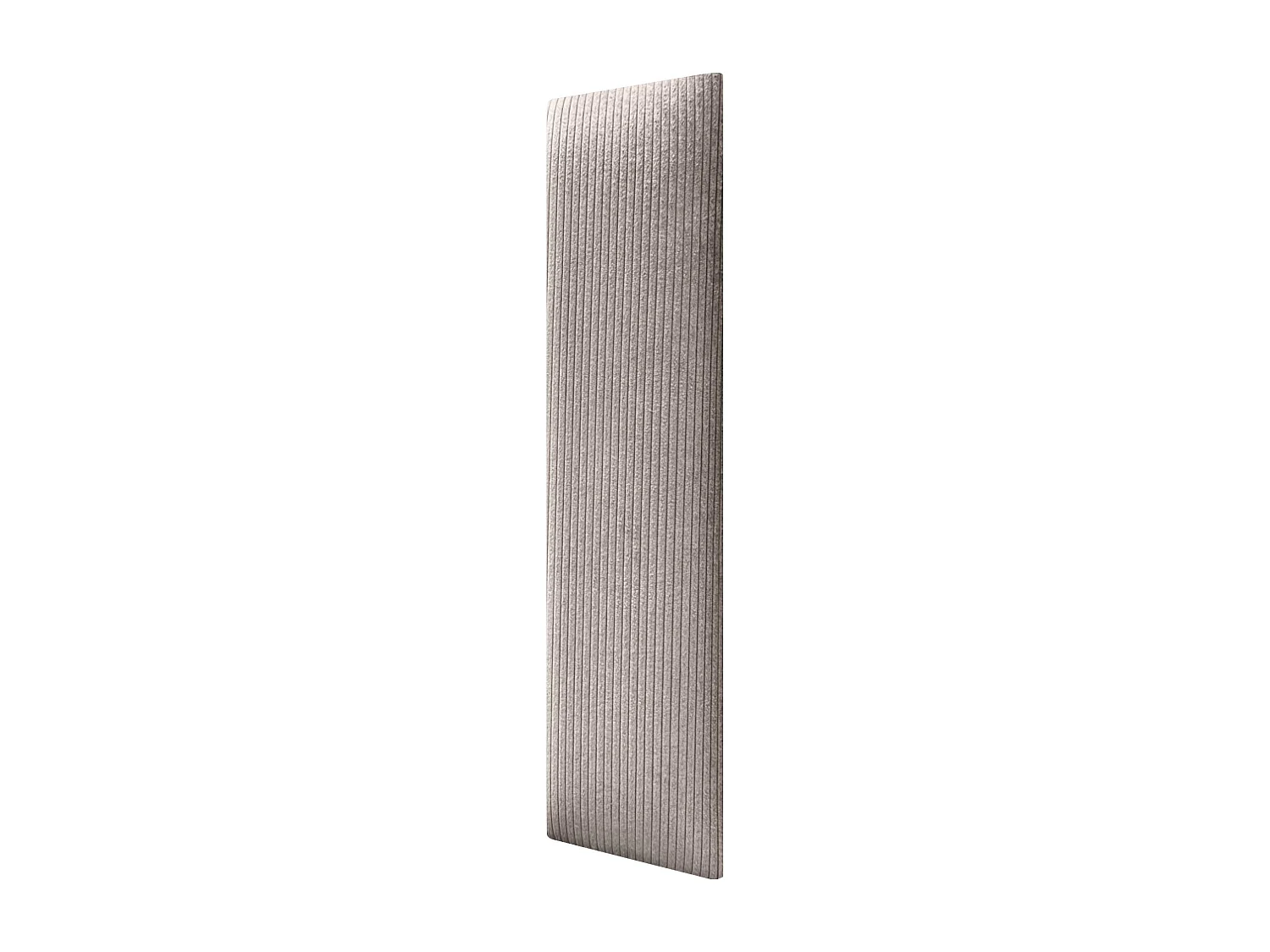 DHOME Lot de 1 Panneau Rembourré en Velours Côtelé Premium Autocollant pour Mur Acoustique Absorbant (Marron, 60x20cm, x1)
