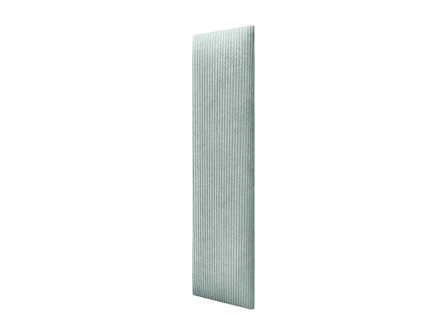 DHOME Lot de 1 Panneau Rembourré en Velours Côtelé Premium Autocollant pour Mur Acoustique Absorbant (Vert Eau, 60x20cm, x1)