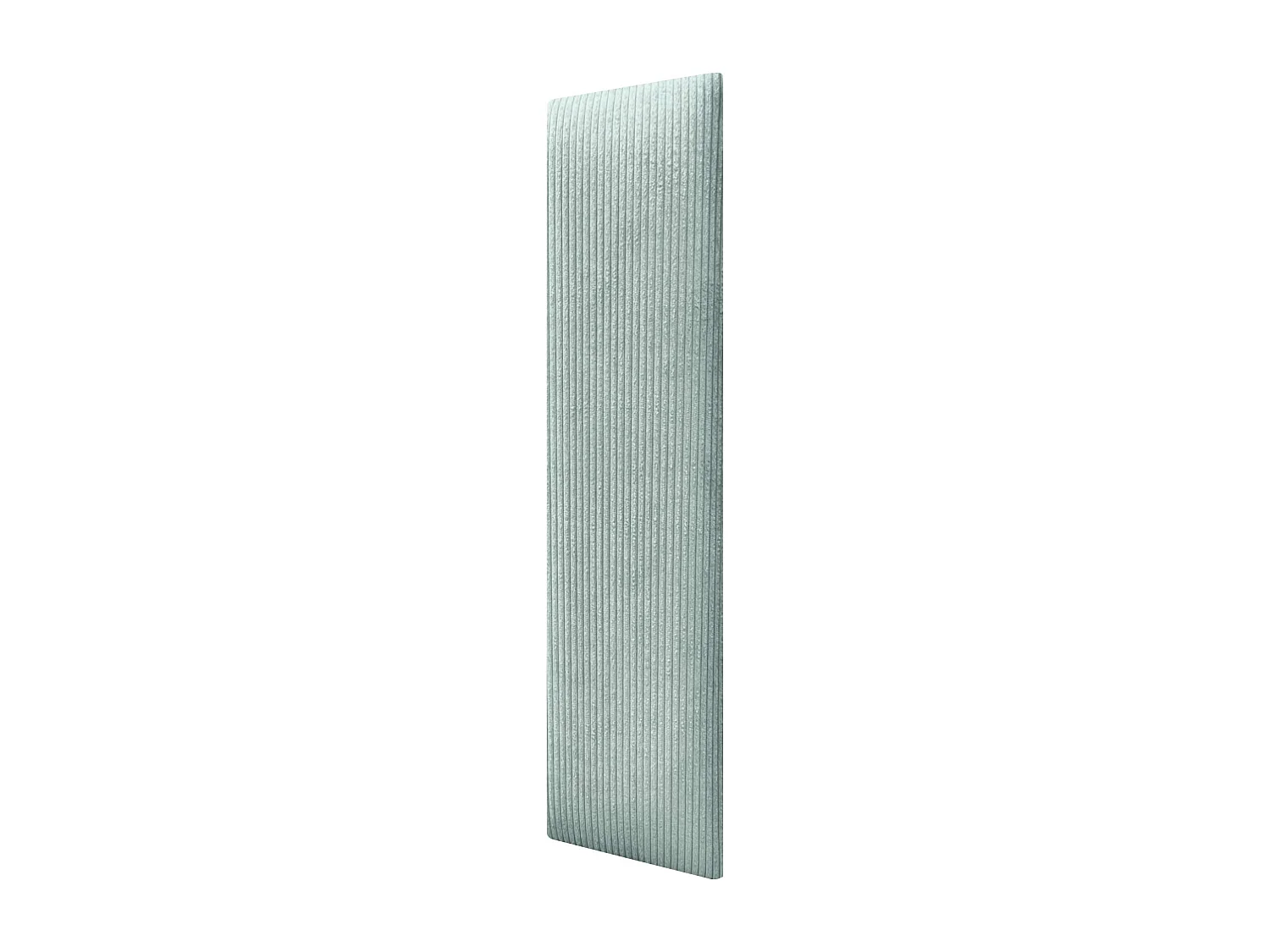DHOME Lot de 1 Panneau Rembourré en Velours Côtelé Premium Autocollant pour Mur Acoustique Absorbant (Vert Eau, 60x20cm, x1)