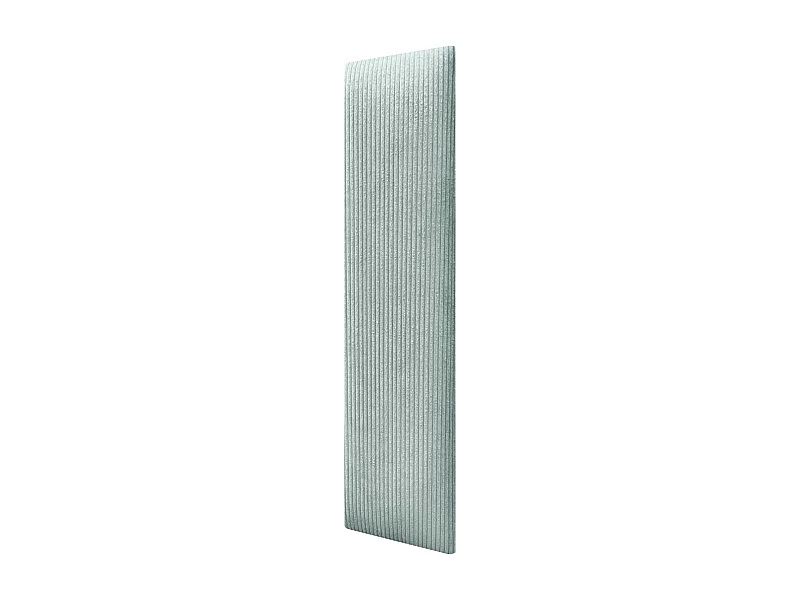 DHOME Lot de 1 Panneau Rembourré en Velours Côtelé Premium Autocollant pour Mur Acoustique Absorbant (Vert Eau, 60x20cm, x1)