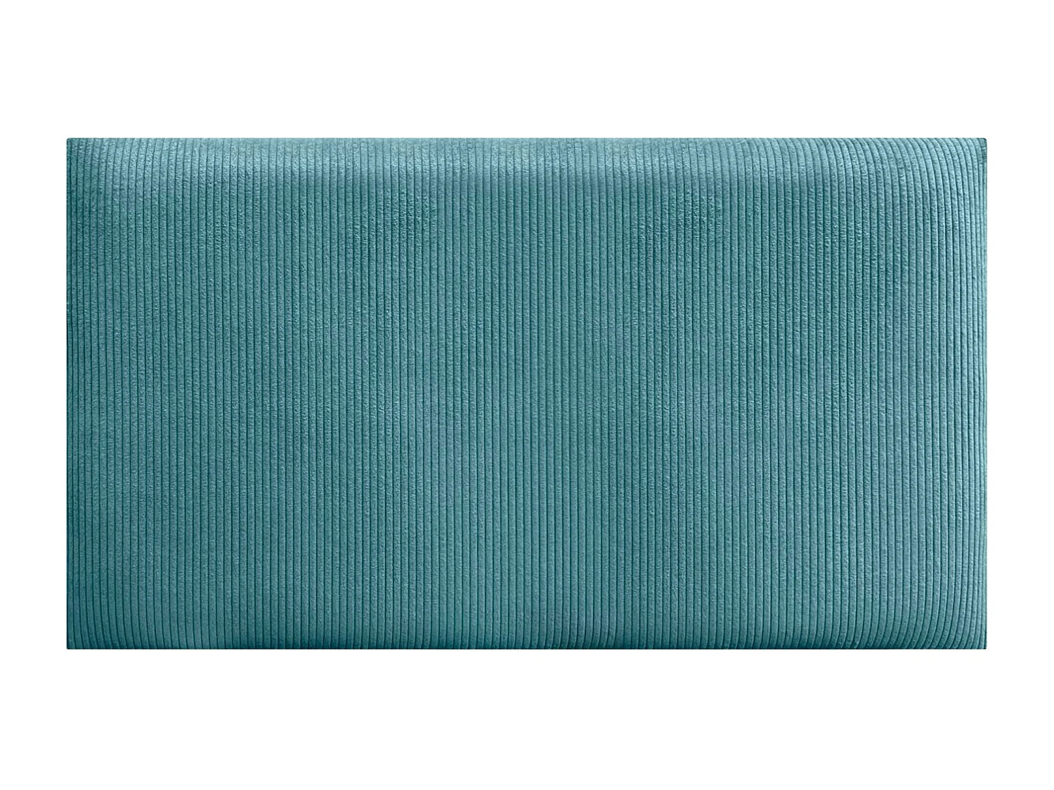 DHOME Lot de 6 Panneaux Rembourrés en Velours Côtelé Premium Autocollants pour Mur Acoustiques Absorbants (Turquoise, 50x30cm, x6)
