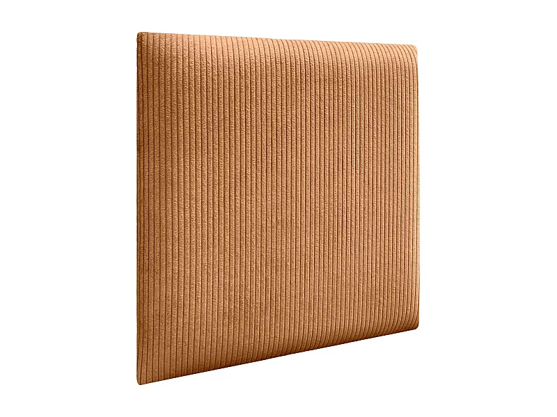 DHOME Gepolsterte Premium-Klettvelours-Wandpaneele Selbstklebend Schallabsorbierend Stoßschutz Kopfteil (Orange, 60x60cm)