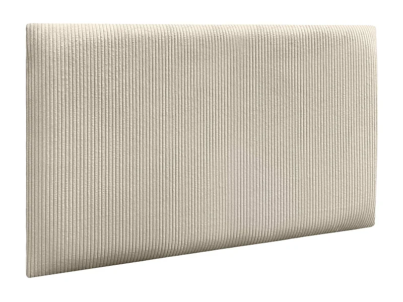 DHOME Lot de 8 Panneaux Rembourrés en Velours Côtelé Premium Autocollants pour Mur Acoustiques Absorbants (Beige, 50x30cm, x8)