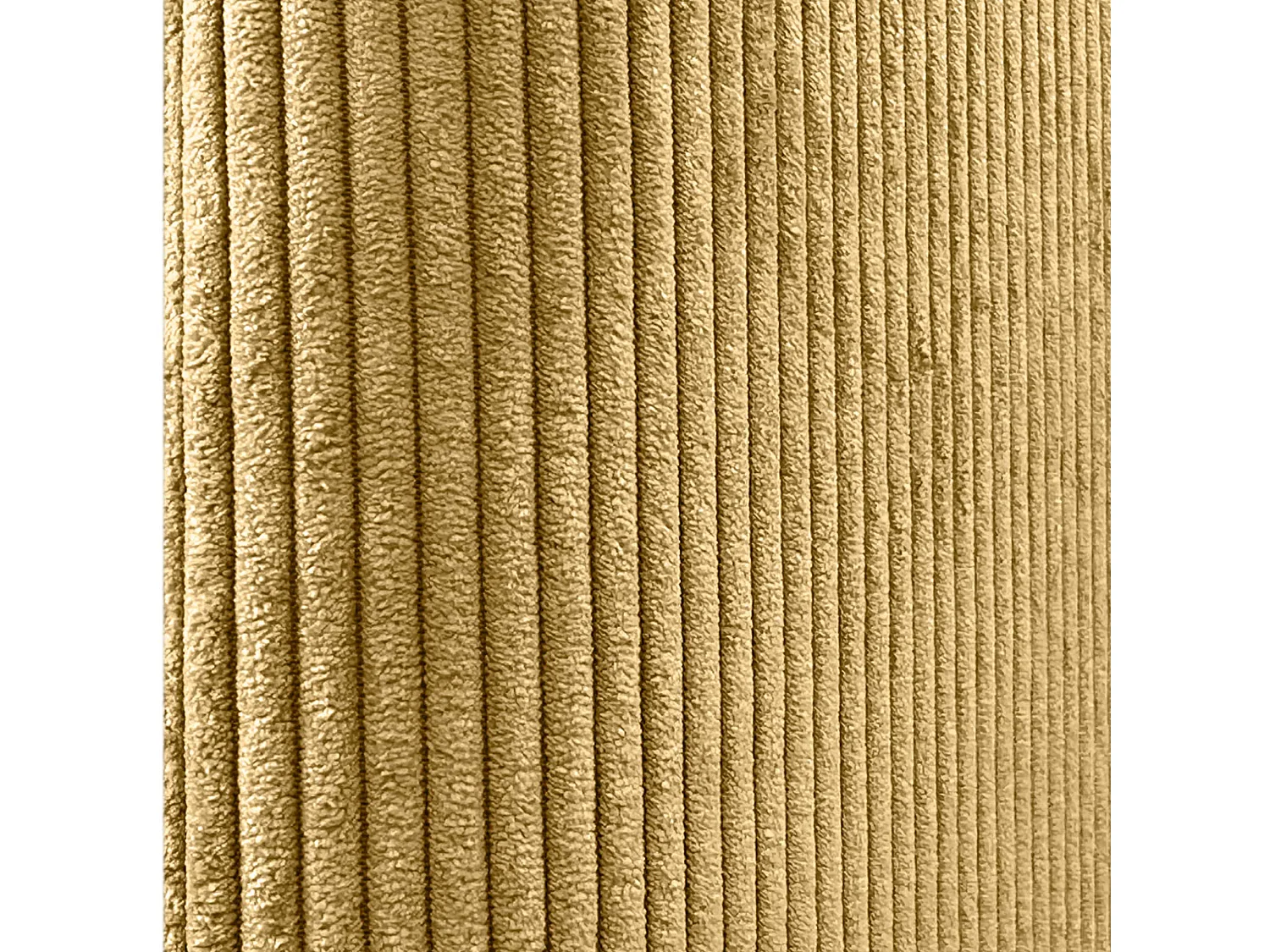 DHOME Lot de 1 Panneau Rembourré en Velours Côtelé Premium Autocollant pour Mur Acoustique Absorbant (Moutarde, 60x40cm, x1)