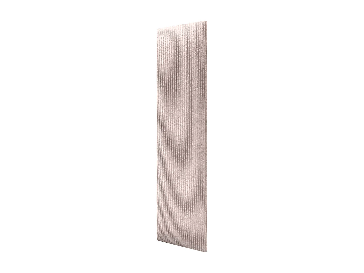 DHOME Conjunto de 8 Painéis Estofados de Veludo Cotelê Prdeium Autoadesivos para Parede Acústicos Absorventes (Rosa Claro, 60x20cm, x8)