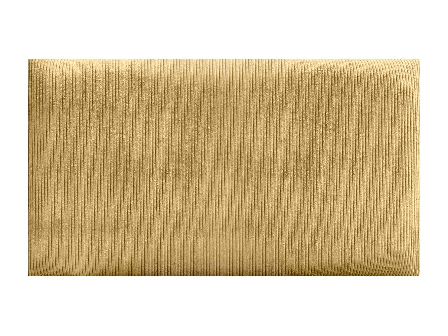 DHOME Lot de 8 Panneaux Rembourrés en Velours Côtelé Premium Autocollants pour Mur Acoustiques Absorbants (Moutarde, 60x50cm, x8)