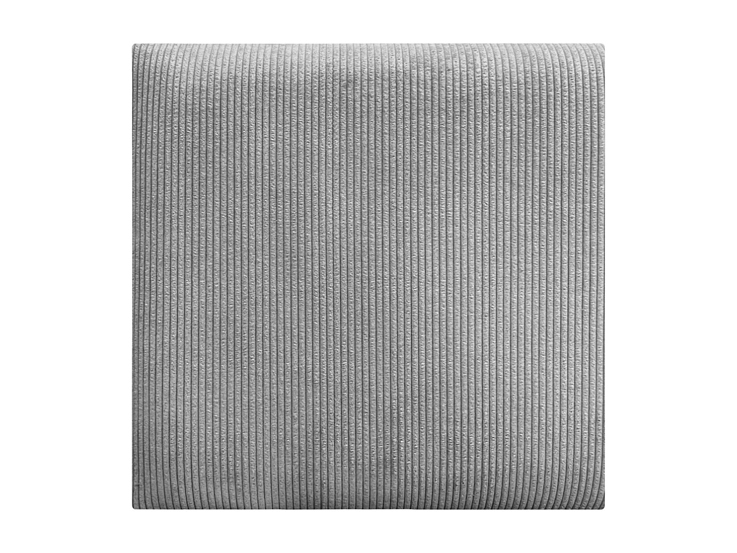 DHOME Set mit 1 gepolstertem Premium-Samt-Panel, selbstklebend für Wände, schallabsorbierend, stoßfest, Kopfteil-Schutz (Grau, 60x60cm, x6)