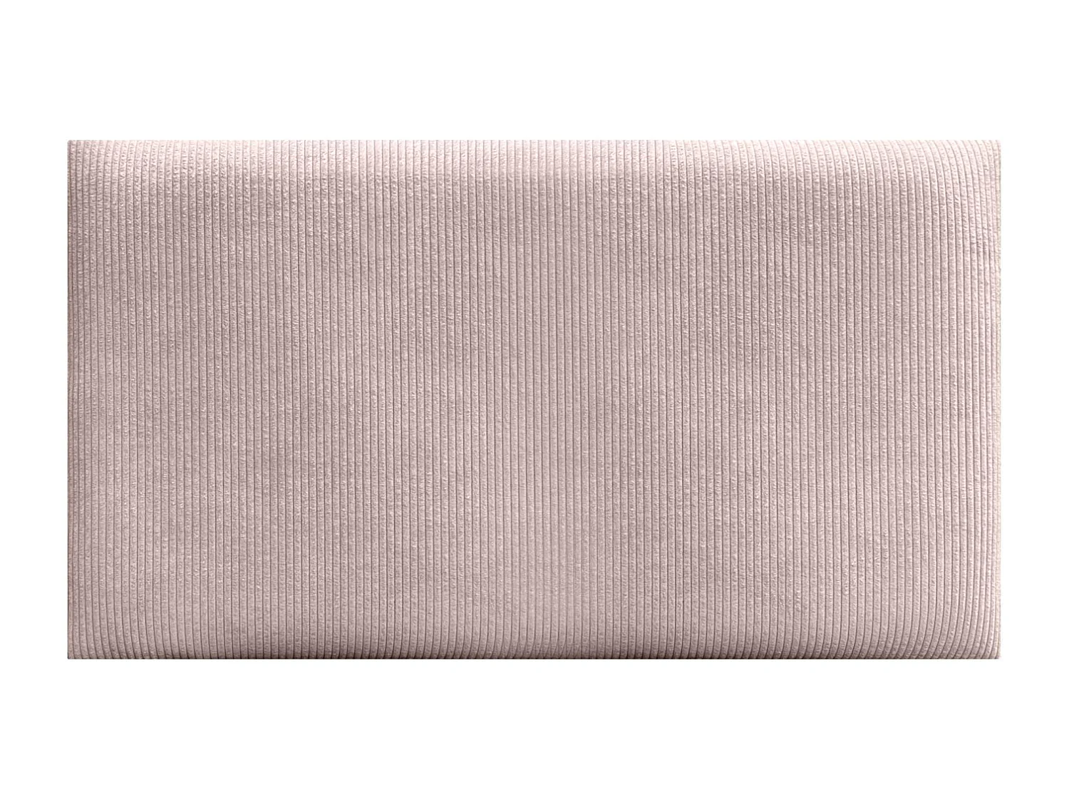 DHOME Lot de 1 Panneau Rembourré en Velours Côtelé Premium Autocollant pour Mur Acoustique Absorbant (Rouse Poudré, 60x40cm, x1)