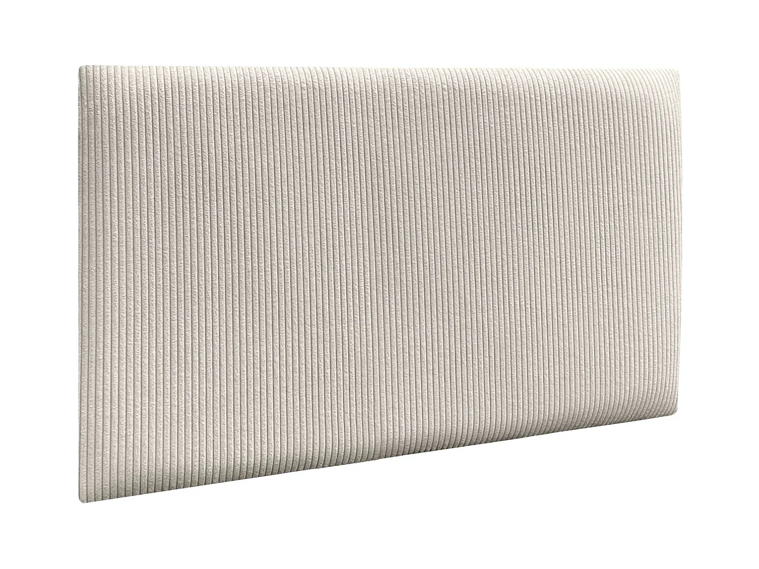 DHOME Set mit 1 gepolstertem Premium-Samt-Panel, selbstklebend für Wände, schallabsorbierend, stoßfest, Kopfteil-Schutz (Elfenbeinweiß, 50x40cm, x6)