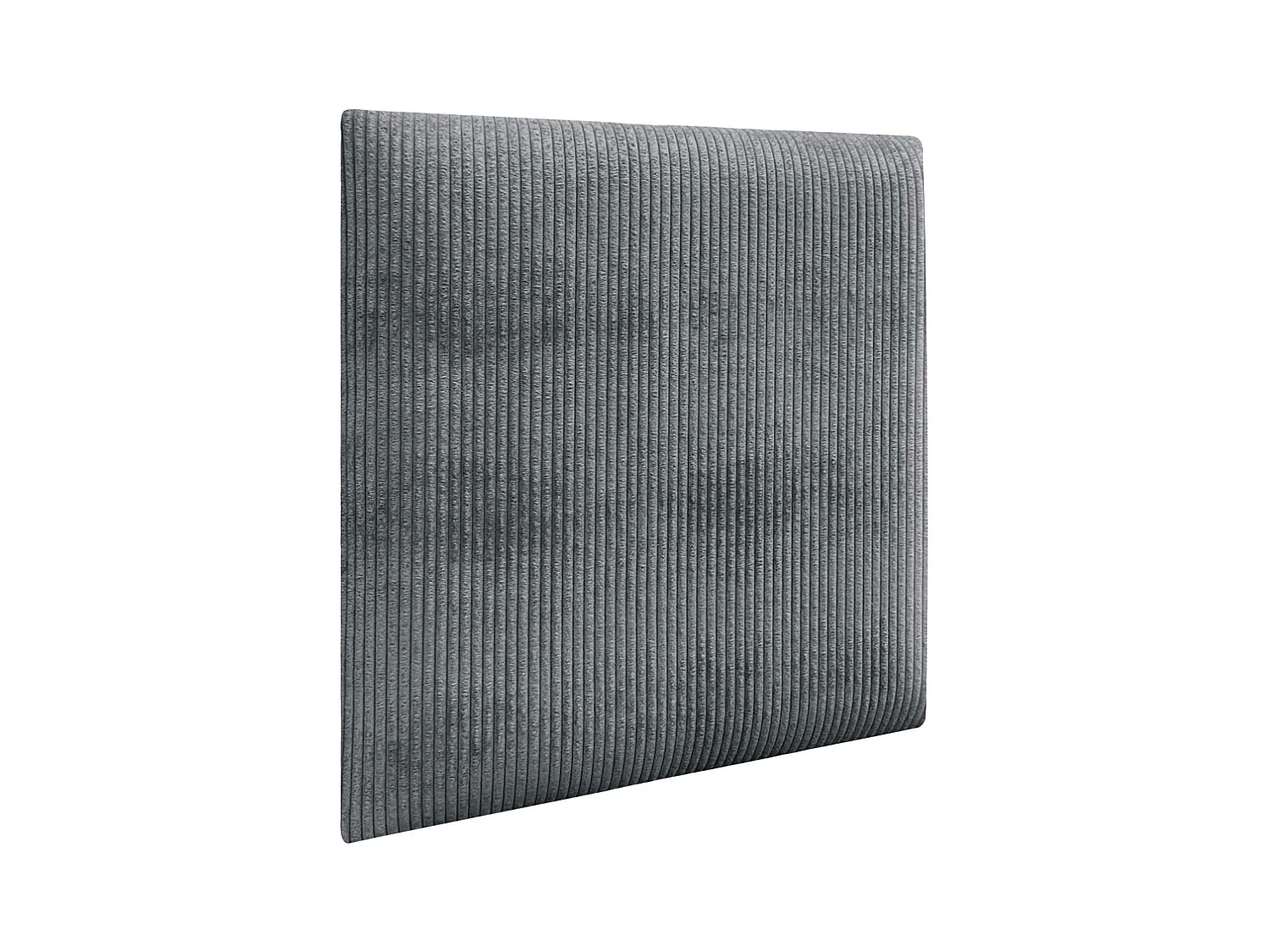 DHOME Panneaux en Velours Premium Autoadhésifs pour Mur Acoustiques Absorbants Protection Contre les Impacts Têtes de Lit (Gris Foncé, 60x60cm)