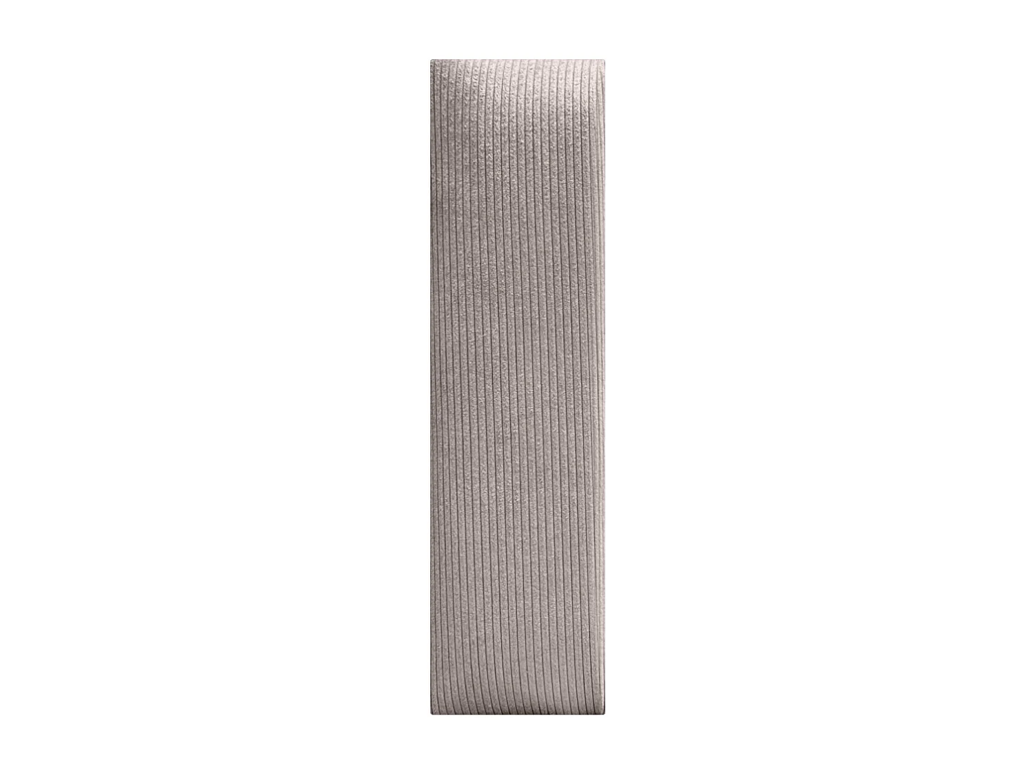 DHOME Lot de 8 Panneaux Rembourrés en Velours Côtelé Premium Autocollants pour Mur Acoustiques Absorbants (Marron, 60x20cm, x8)
