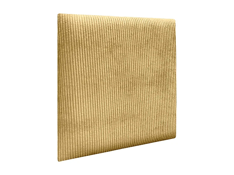 DHOME Pannelli Imbottiti in Velluto Premium Autoadesivi per Parete Acustici Assorbenti Protezione Impatti Testiere (Mostarda, 60x60cm)