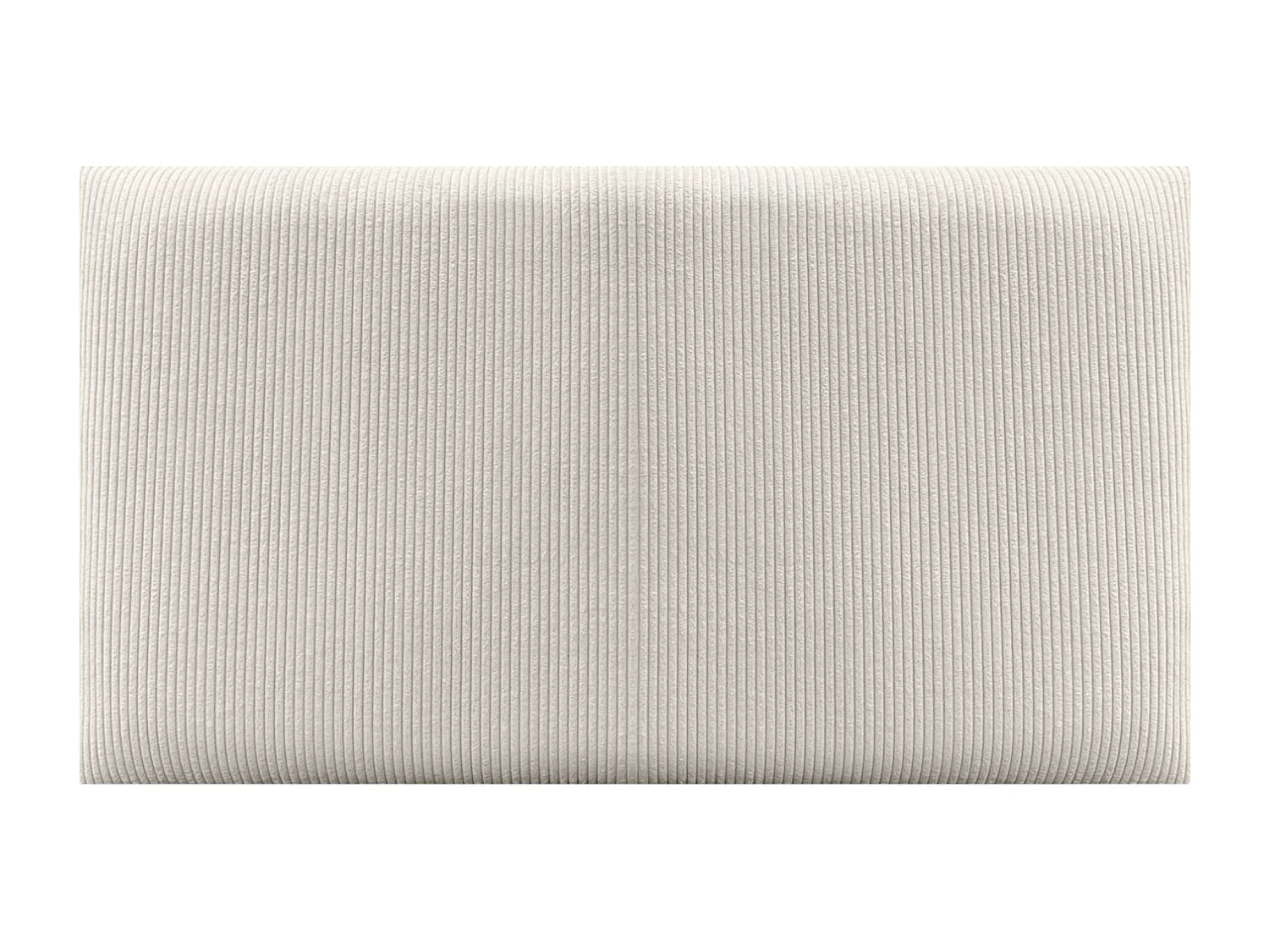 DHOME Set mit 1 gepolstertem Premium-Samt-Panel, selbstklebend für Wände, schallabsorbierend, stoßfest, Kopfteil-Schutz (Elfenbeinweiß, 50x30cm, x6)