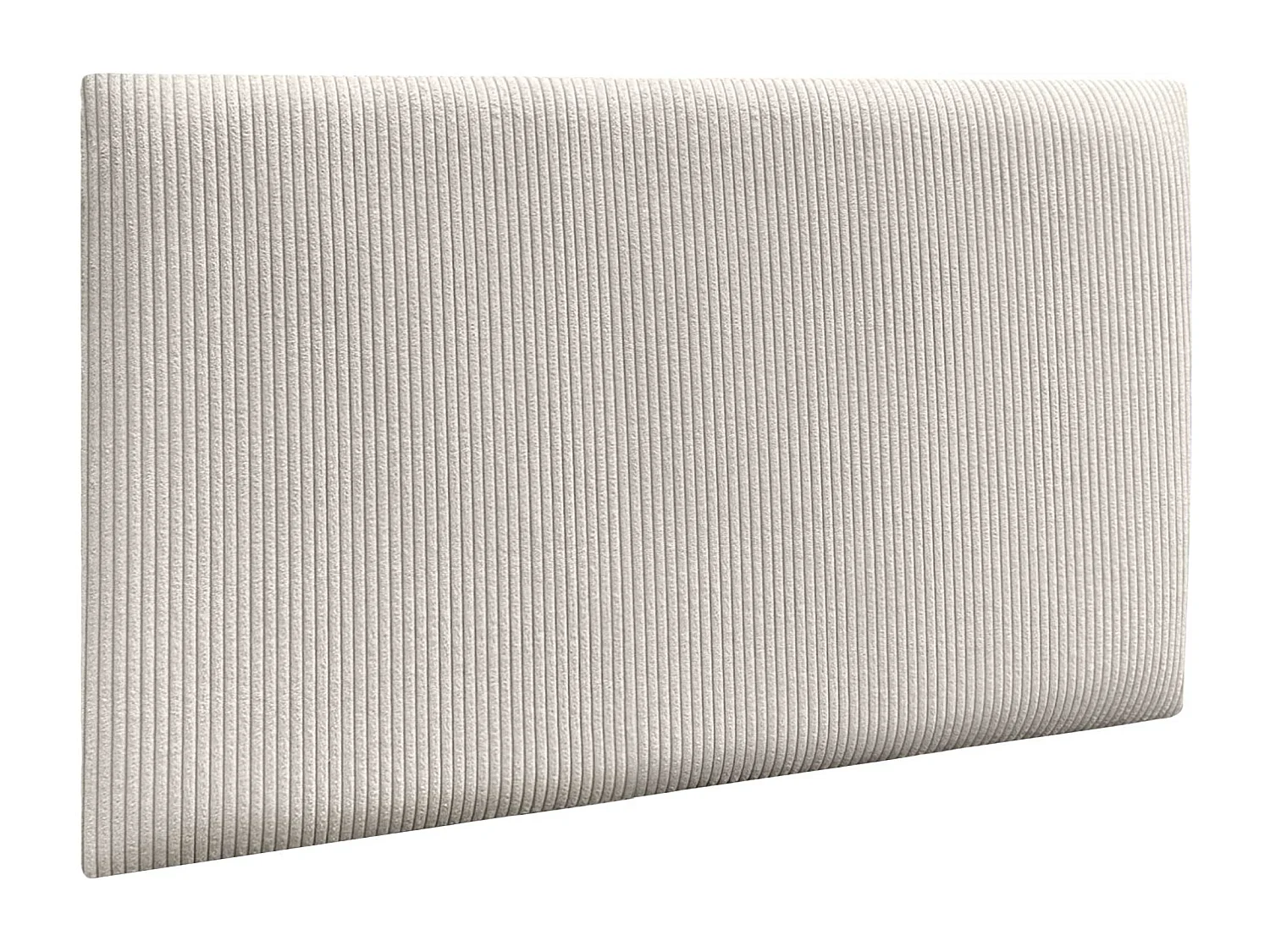 DHOME Lot de 1 Panneau Rembourré en Velours Côtelé Premium Autocollant pour Mur Acoustique Absorbant (Ivoire, 50x40cm, x1)