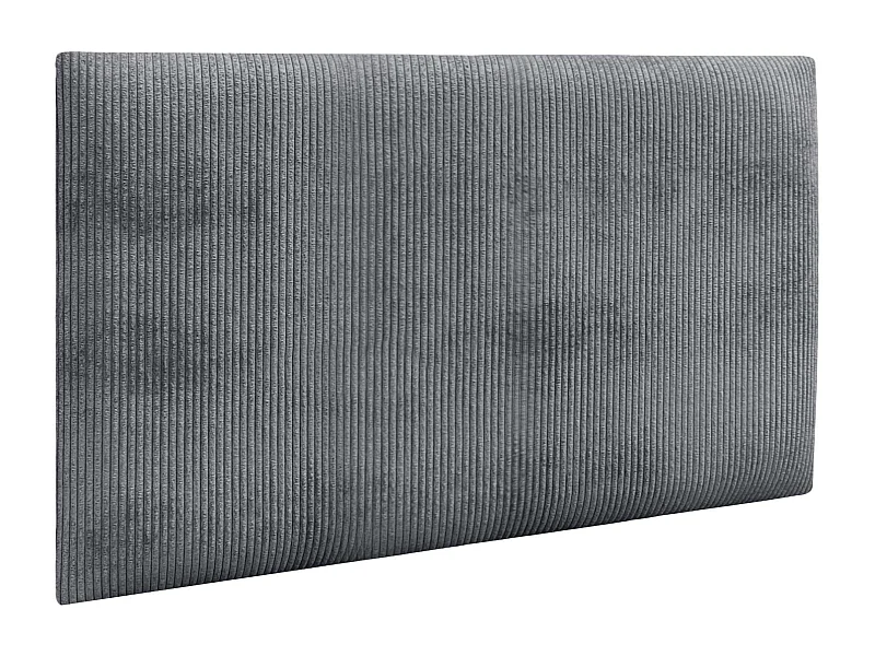 DHOME Lot de 6 Panneaux Rembourrés en Velours Côtelé Premium Autocollants pour Mur Acoustiques Absorbants (Gris Foncé, 50x30cm, x6)