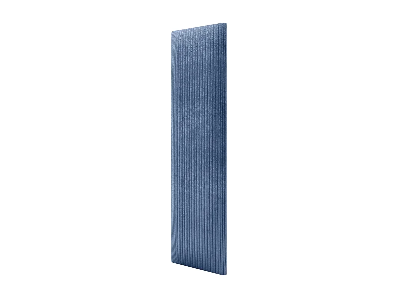 DHOME Gepolsterte Premium-Klettvelours-Wandpaneele Selbstklebend Schallabsorbierend Stoßschutz Kopfteil (Blau, 60x20cm)