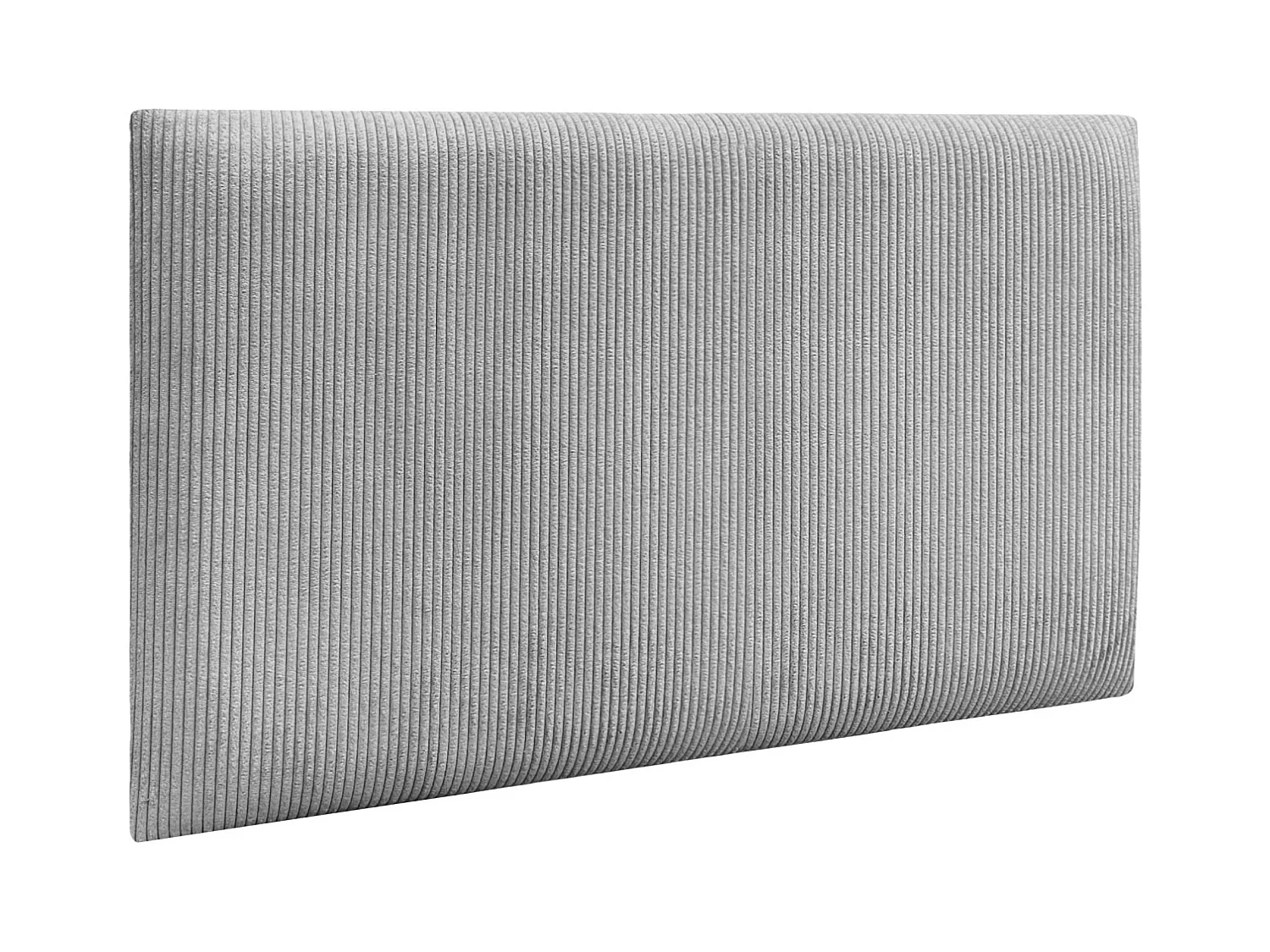 DHOME Lot de 8 Panneaux Rembourrés en Velours Côtelé Premium Autocollants pour Mur Acoustiques Absorbants (Gris, 50x40cm, x8)