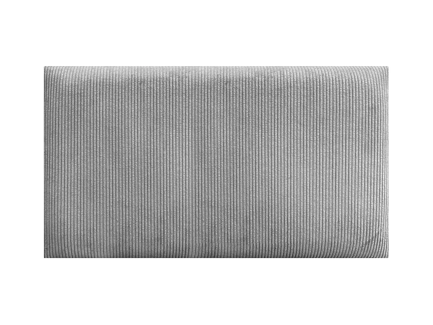 DHOME Lot de 8 Panneaux Rembourrés en Velours Côtelé Premium Autocollants pour Mur Acoustiques Absorbants (Gris, 50x40cm, x8)