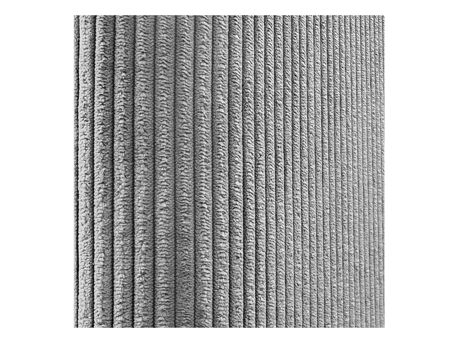 DHOME Lot de 8 Panneaux Rembourrés en Velours Côtelé Premium Autocollants pour Mur Acoustiques Absorbants (Gris, 50x40cm, x8)