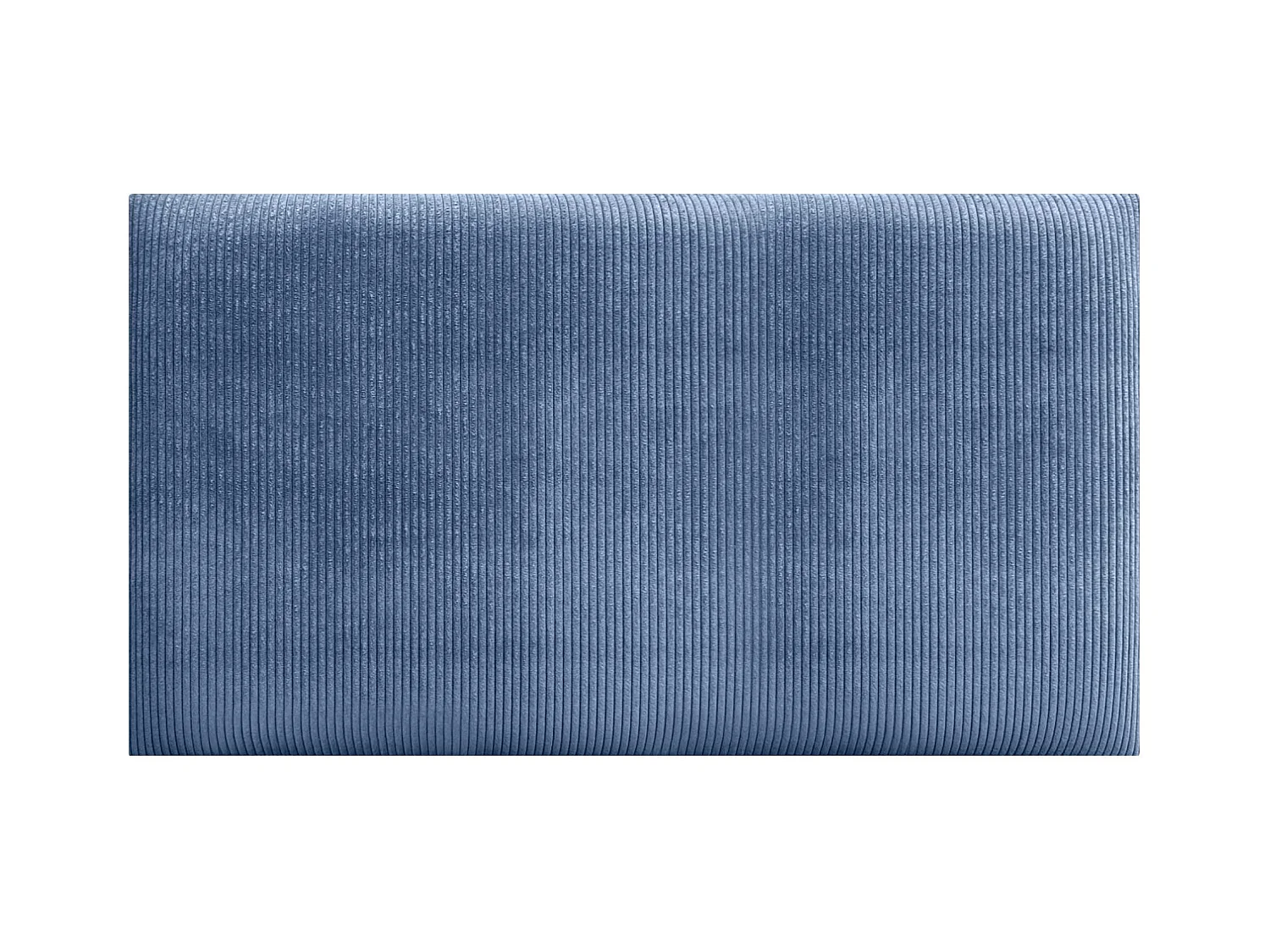 DHOME Lot de 8 Panneaux Rembourrés en Velours Côtelé Premium Autocollants pour Mur Acoustiques Absorbants (Bleu, 50x40cm, x8)