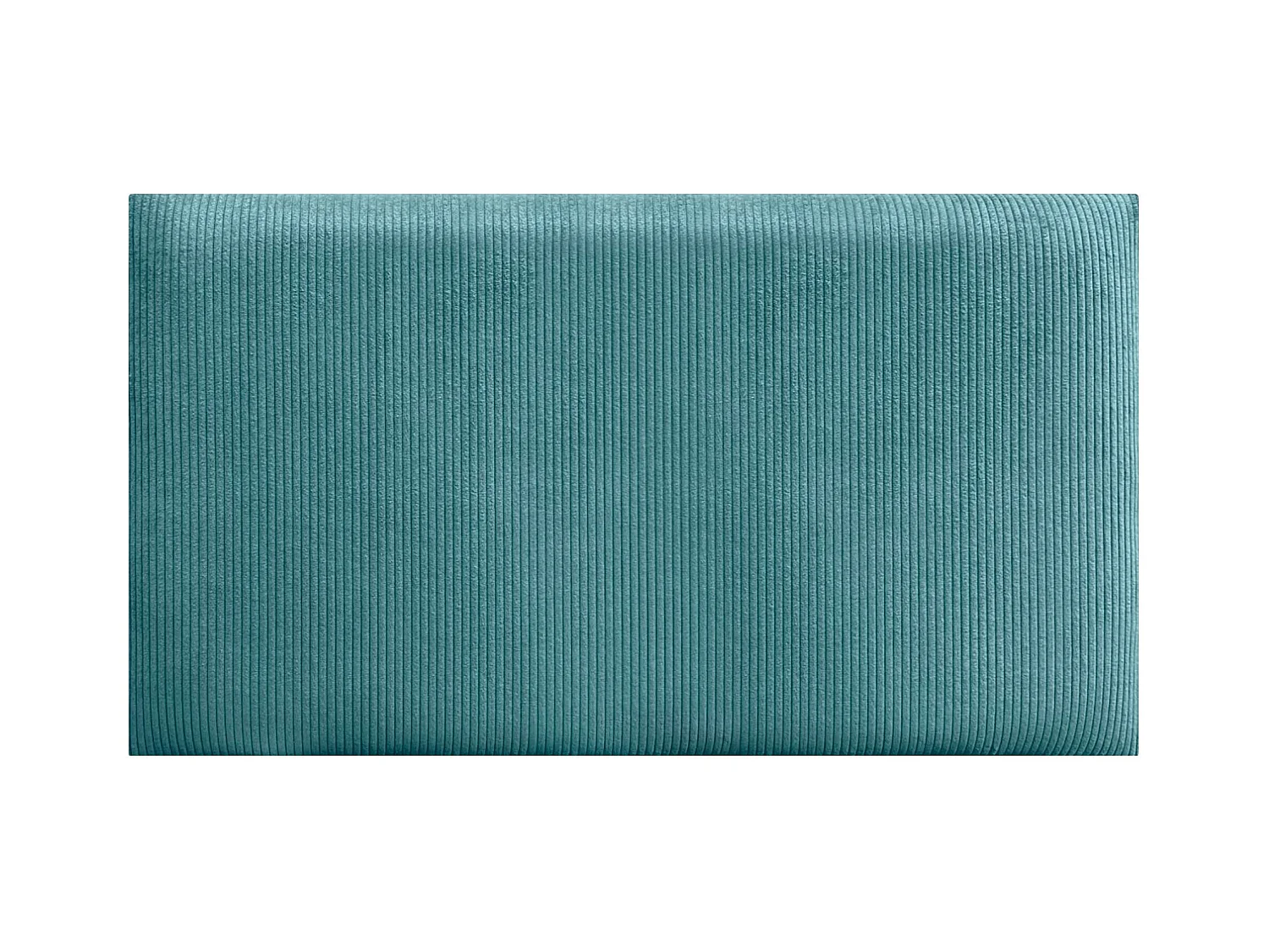 DHOME Lot de 6 Panneaux Rembourrés en Velours Côtelé Premium Autocollants pour Mur Acoustiques Absorbants (Turquoise, 50x40cm, x6)