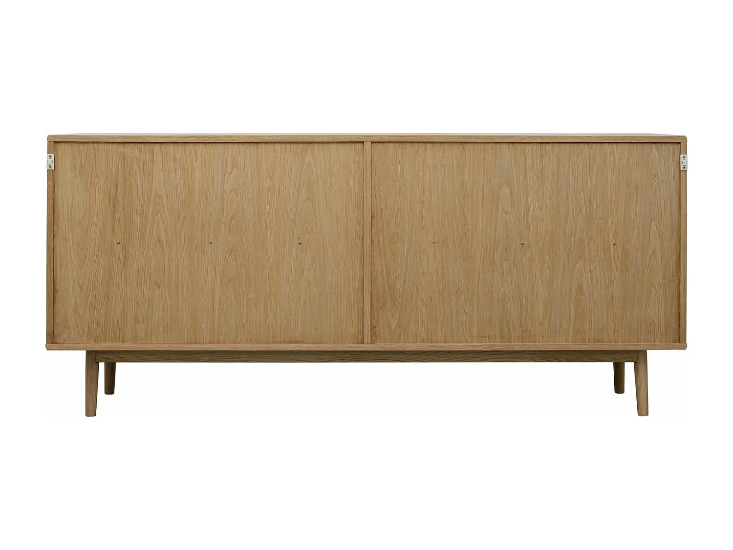 Buffet Svendborg - 4 portes - Chêne massif et verre - naturelle