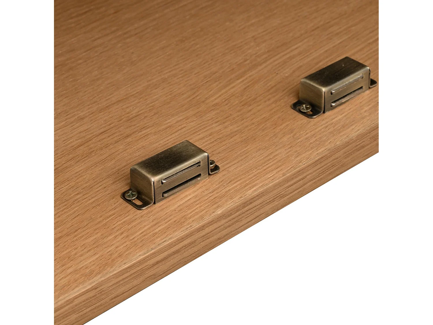 Buffet Svendborg - 4 portes - Chêne massif et verre - naturelle