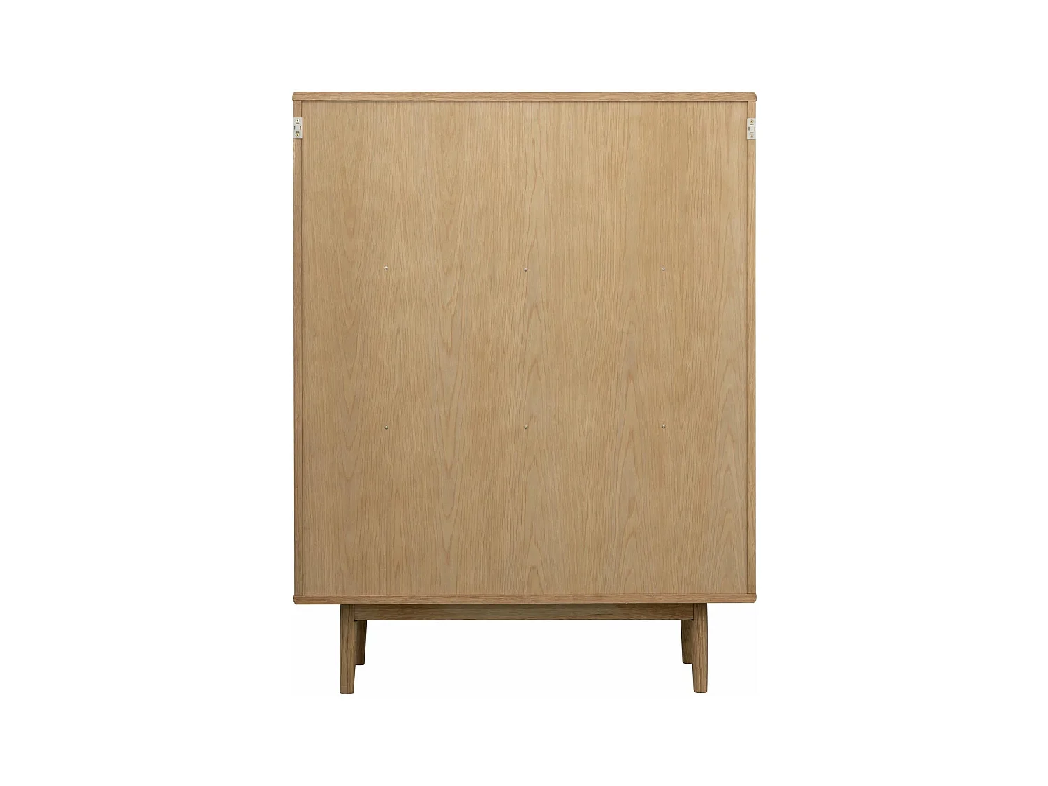 Buffet haut Svendborg - 3 portes - Chêne massif et verre - naturelle