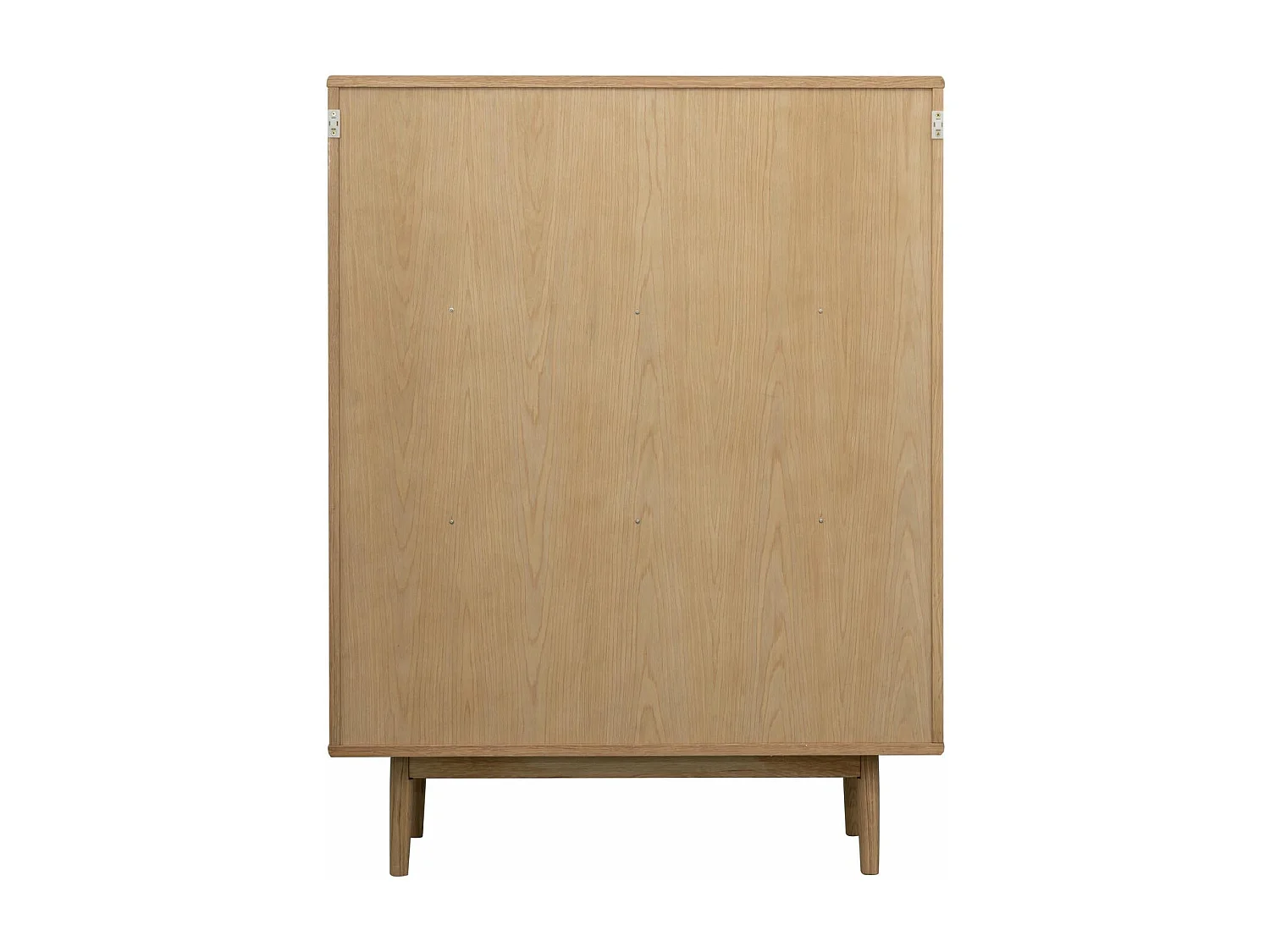 Buffet haut Svendborg - 3 portes - Chêne massif et verre - naturelle