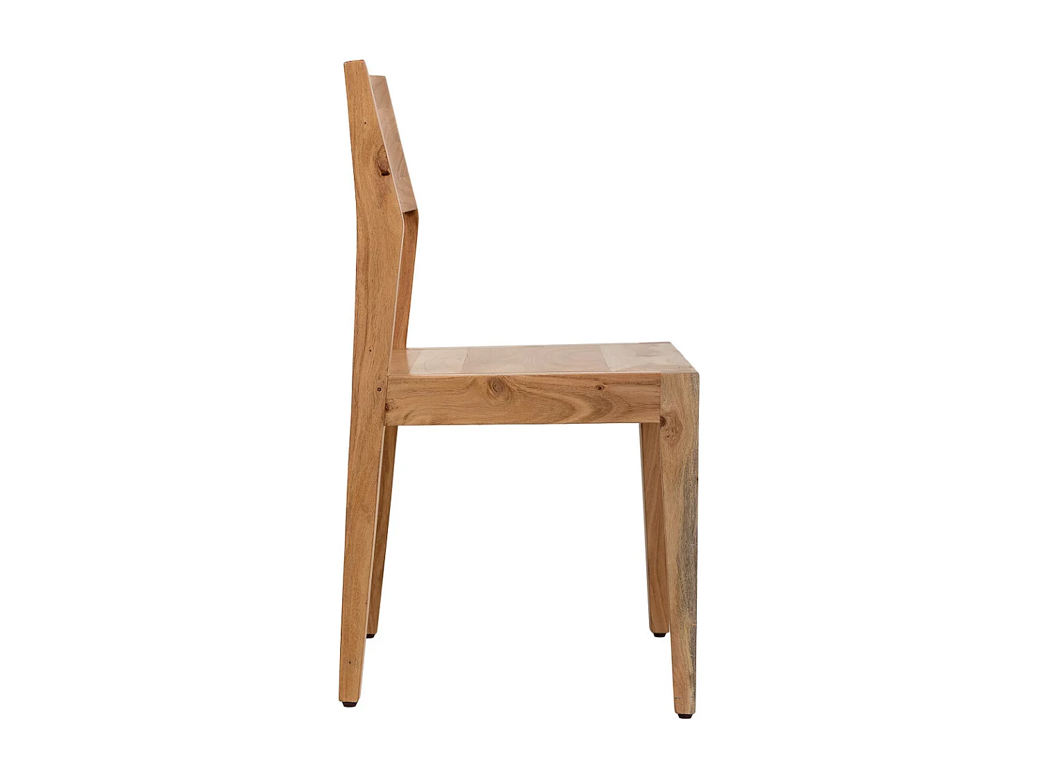 Esszimmerstuhl aus Holz mit natürlichem Finish 47x46x84