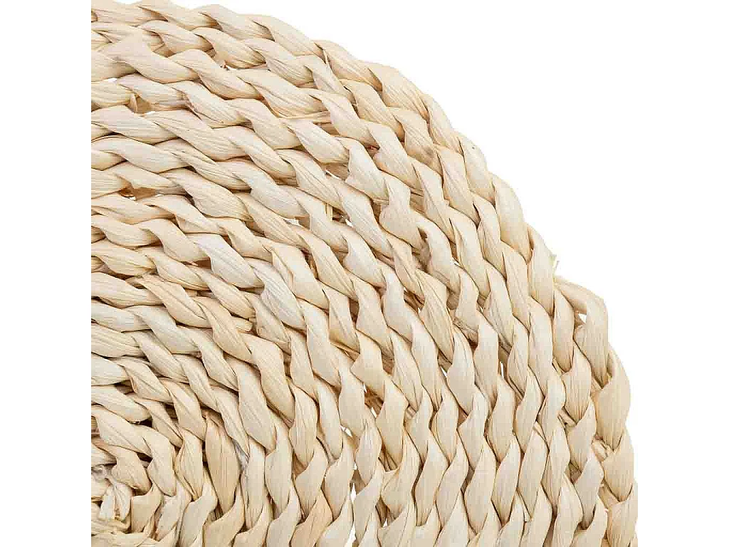 Salvamantel trenzado de fibra de maíz D35x1,5h cm