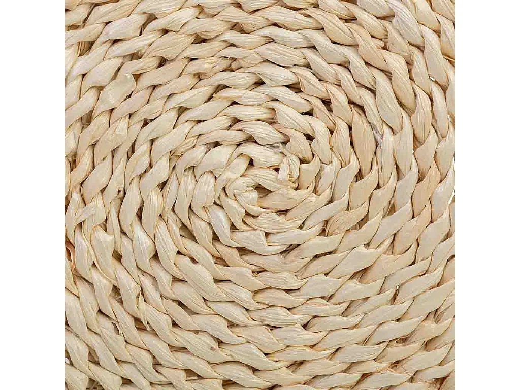 Salvamantel trenzado de fibra de maíz D35x1,5h cm