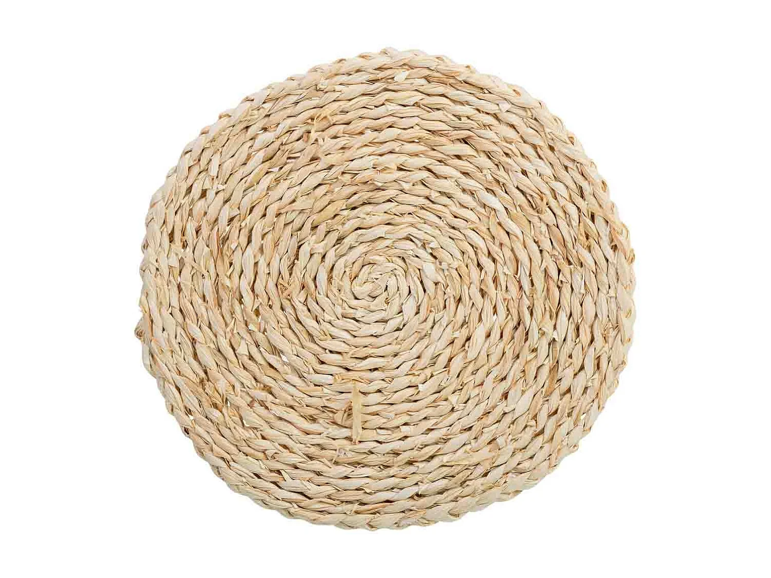 Untersetzer aus geflochtener Maisfaser D35x1,5h cm