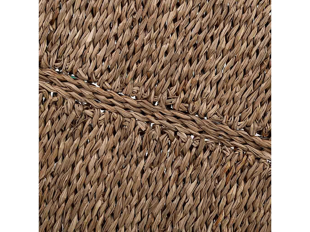 Base para descanso de panelas em fibra natural castanho 50x35x1,5h cm