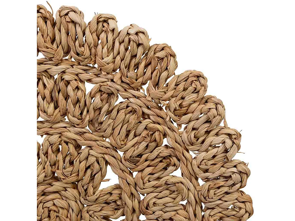 Base para descanso de panelas em fibra natural castanho 50x35x1,5h cm