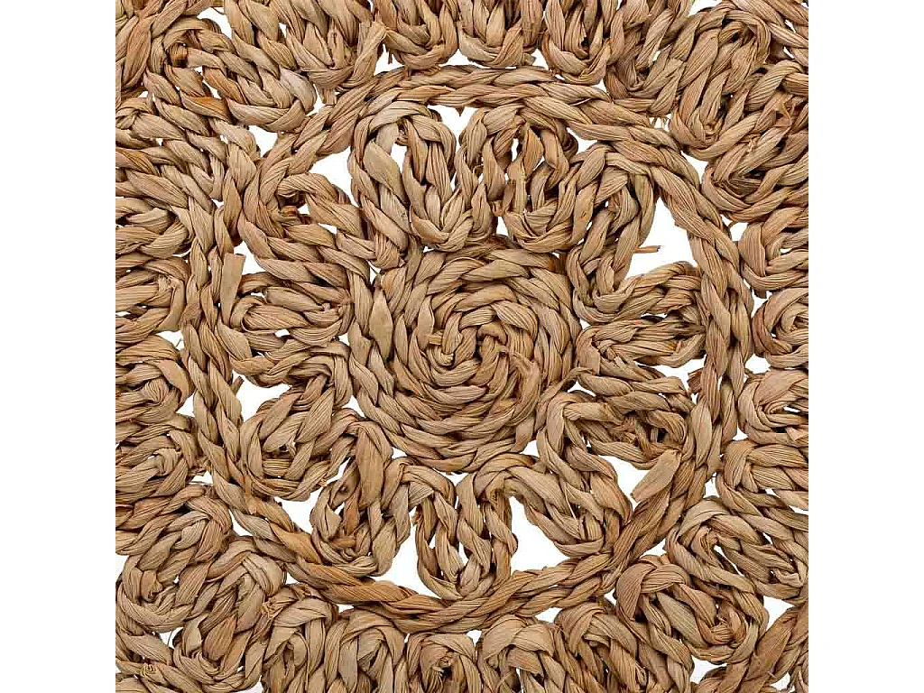 Base para descanso de panelas em fibra natural castanho 50x35x1,5h cm