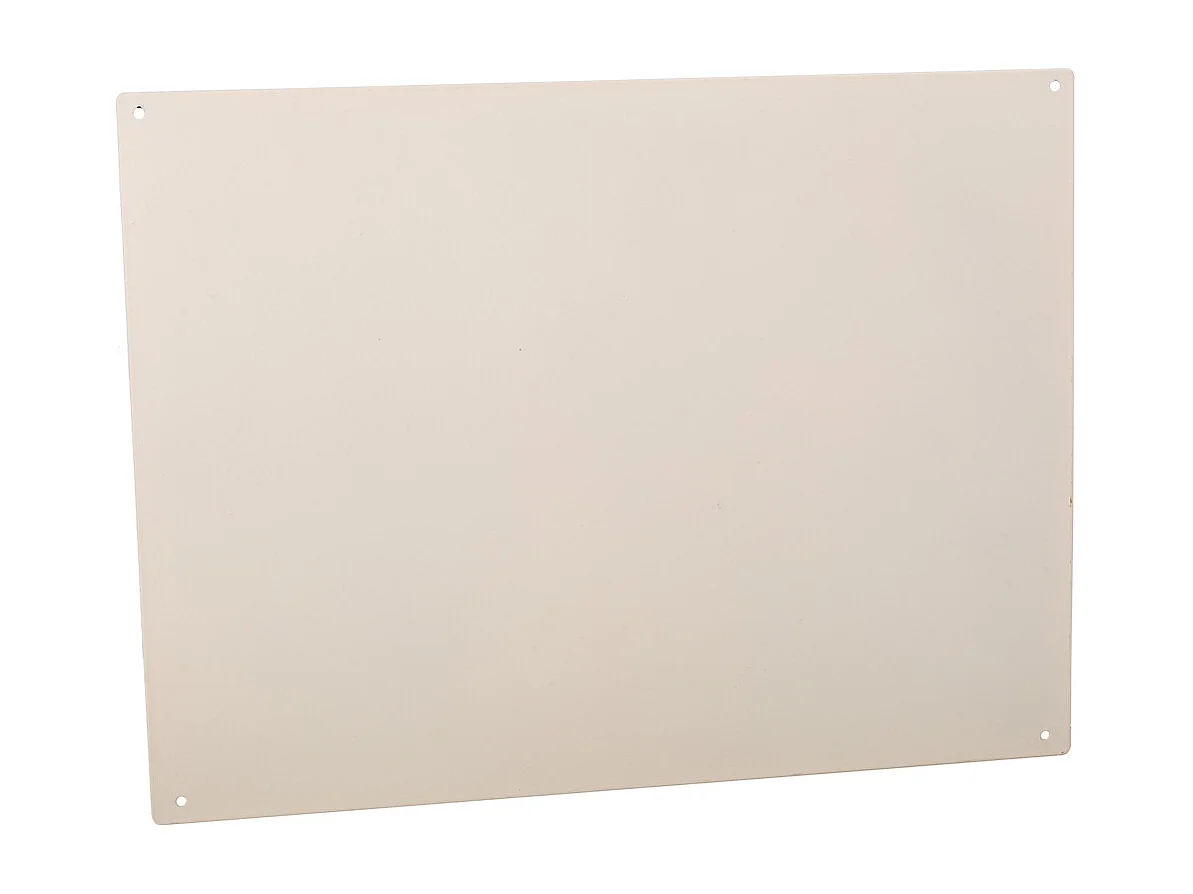 Rote Metallplatte 33x25x0,06h cm