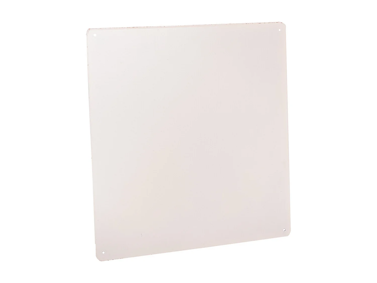 Gelbe Metallplatte 30x30x0,6h cm