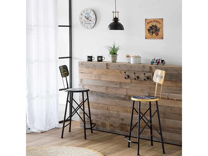 Placa de de metal amarilla 30x30x0,6