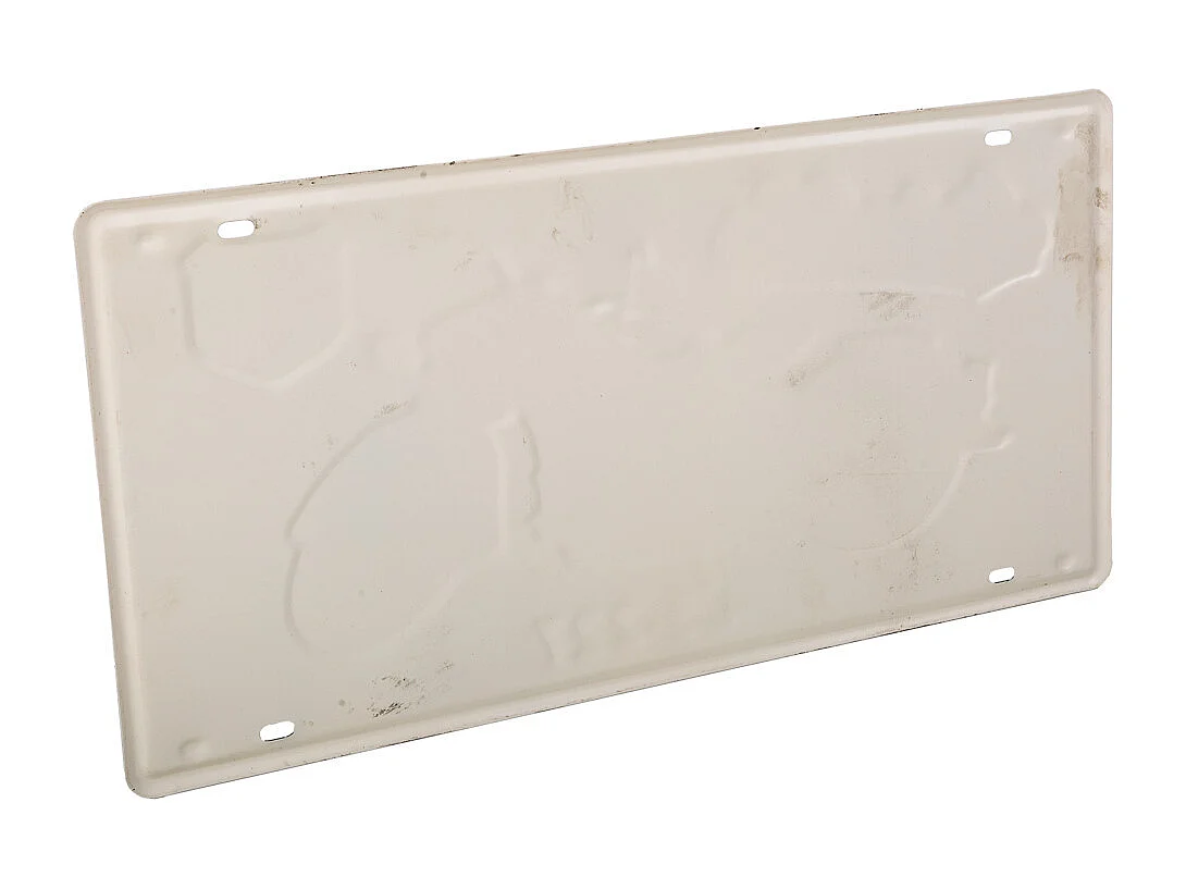 Placa de de metal 22x42x1