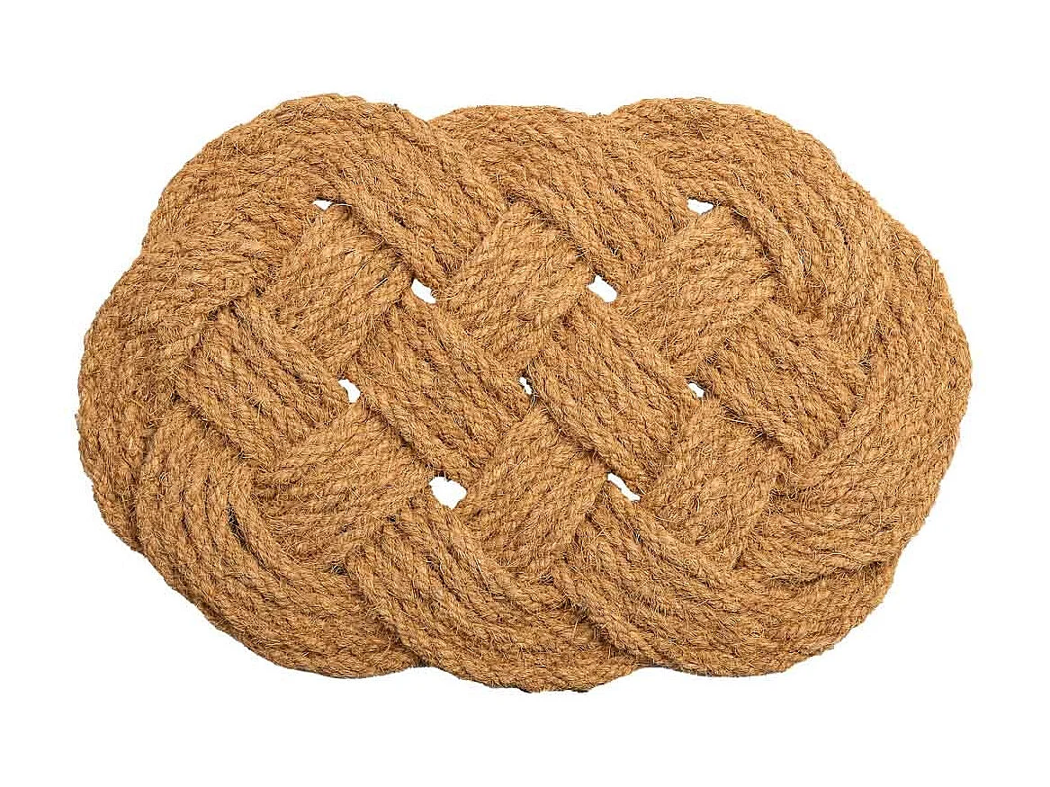 Zerbino in fibra di cocco marrone 60x40